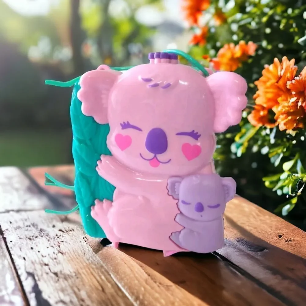 ‎Polly Pocket Koala Adventures Playset Crossbody Pink Missing Pieces Mattel.
